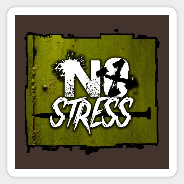 No Stress X Sticker by ChainsawKing